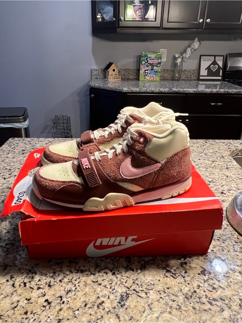 Size 10.5 Nike Air Trainer 1 Valentine's Day SKU DM0522-201 Brand New Damage Box